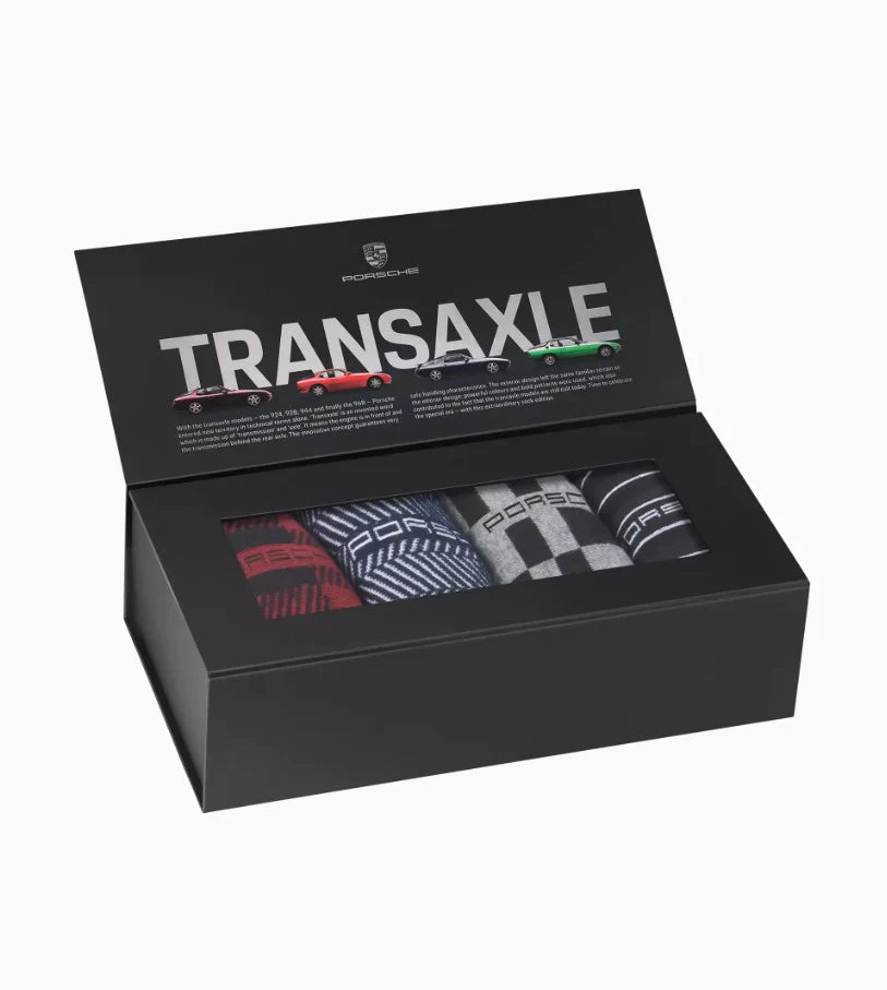 Four-pack box of socks – Transaxle