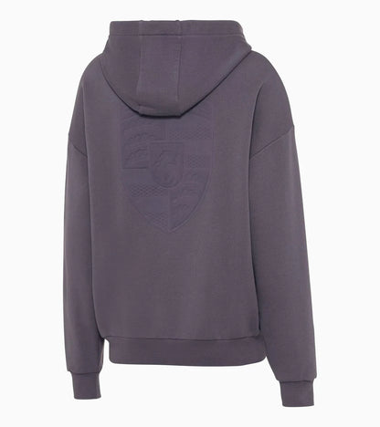 Porsche Women's Purple Crest Hoodie - Essential