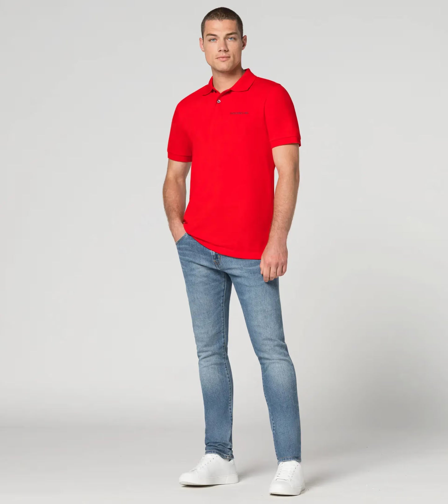Polo-Shirt– Essential Red