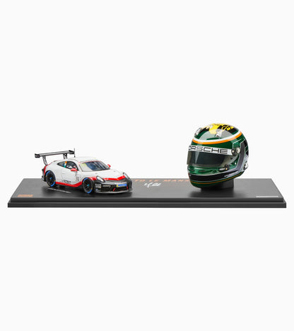 Porsche 911 GT3 Cup and Michael Fassbender helmet No 1 – Limited Edition 1:43