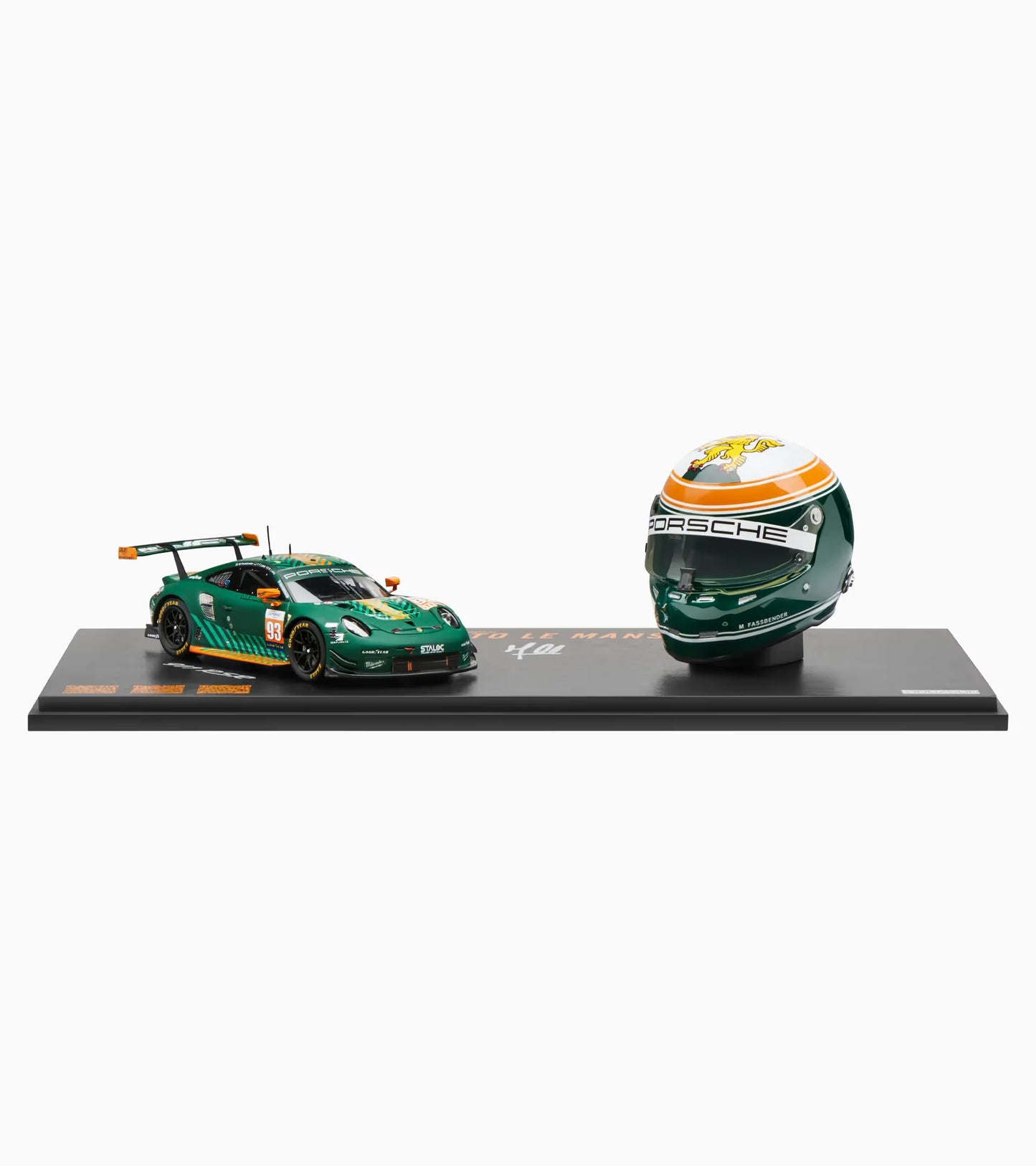 Porsche 911 RSR and Michael Fassbender helmet No 2 – Limited Edition 1:43