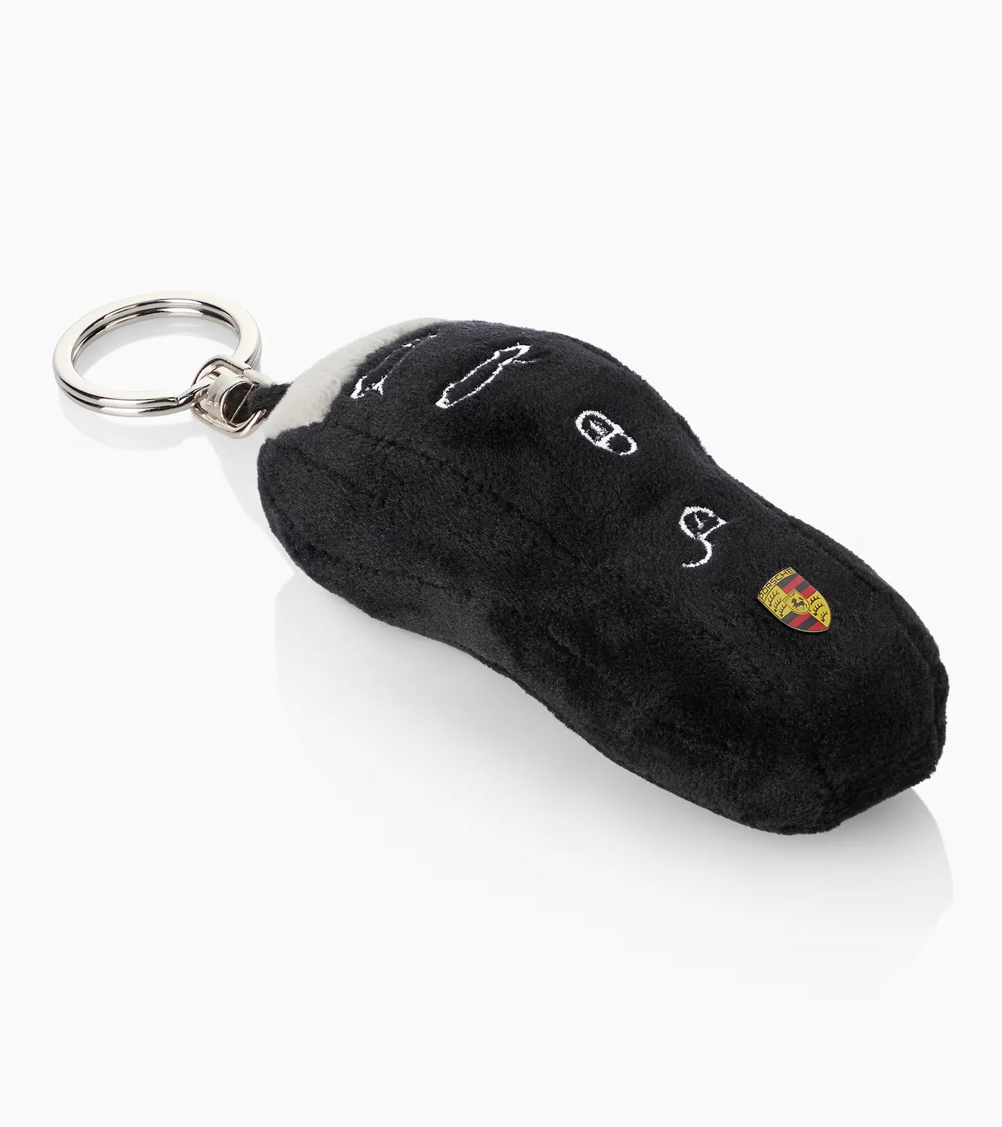 Porsche Key Ring Plush Porsche Key Black