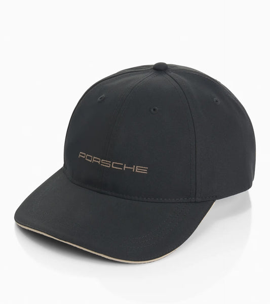 Peaked cap wordmark Black
